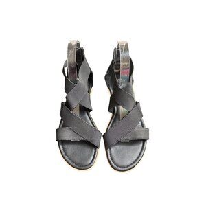 Euro Soft by Sofft Women's Black Landry Strappy Sandals Size 8